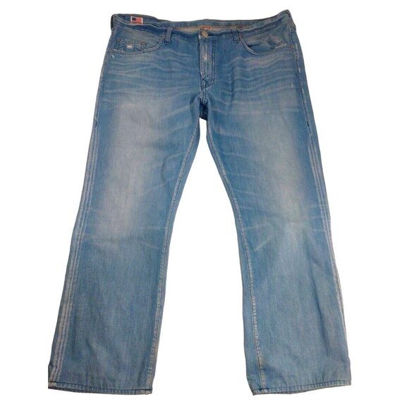 True Religion Other - True Religion Bobby Big QT Distressed Jeans Black Stitch - Sz 40 x 28 Md…